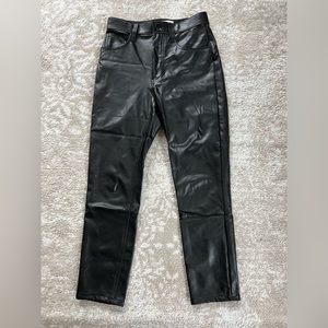 Abercrombie Faux Leather Pants